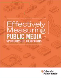 Effectively Measuring Public Media Sponsorship Campaigns eBook Cover